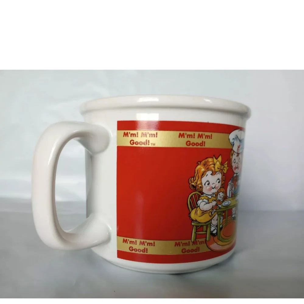 1998 Campbell's Soup Chef Kid “Mm! Mm! Good!” Mug/Cup/Bowl 14oz Houston Harvest!